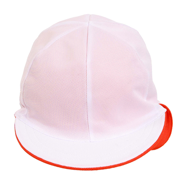 スクール赤白帽子】赤白帽子 ニット六方型 日よけたれ付き UV加工 