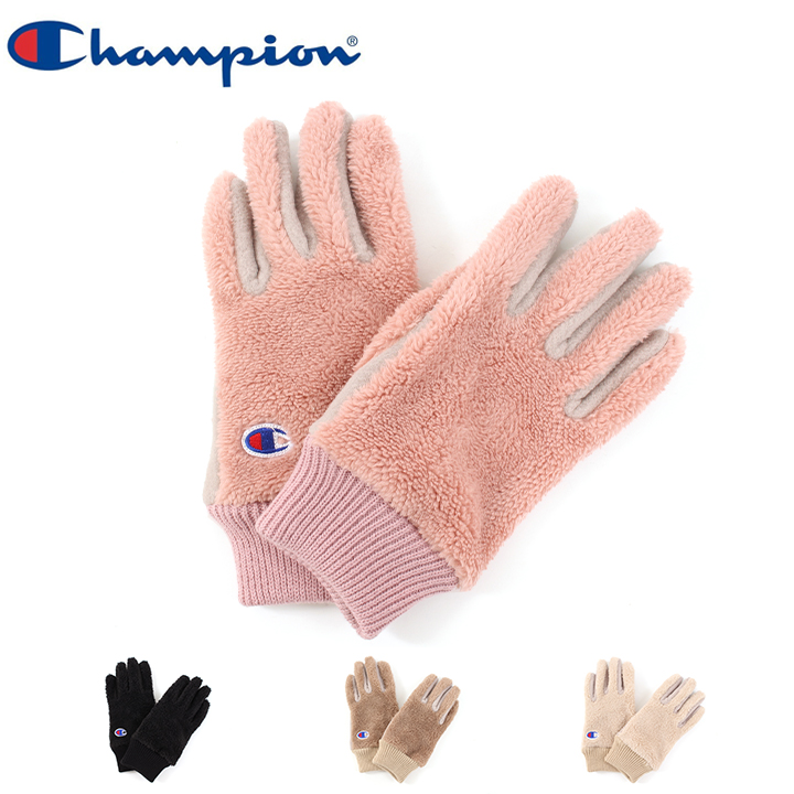 Champion（チャンピオン） レディース 手袋 ボアグローブ 666-0052