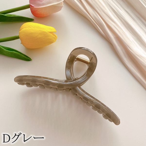 バンスクリップ 2点セット ヘアクリップ レディース ヘアアクセサリー