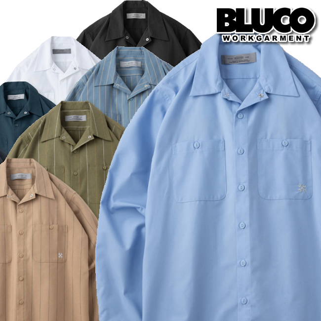 BLUCO セール ブルコ ワークシャツ 長袖ワークシャツ 長袖シャツ 0109 