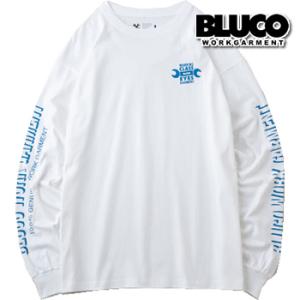 BLUCO ブルコ 長袖Tシャツ ロンT 141-12-001 PRINT L/S TEE -WOR...