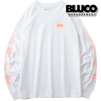 BLUCO ブルコ 長袖Tシャツ ロンT 141-12-002 PRINT L/S TEE -OLD...