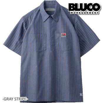 BLUCO ブルコ ワークシャツ プルオーバー 143-21-001 PULLOVER WORK S...
