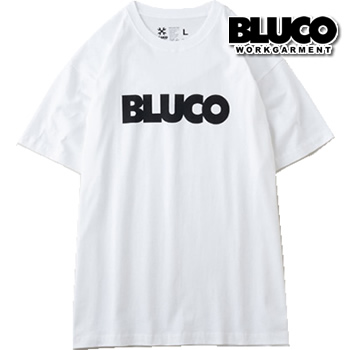 BLUCO ブルコ 半袖 Tシャツ 143-22-002 PRINT TEE -LOGO- BLUC...