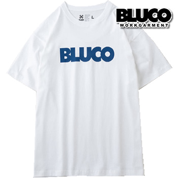 BLUCO ブルコ 半袖 Tシャツ 143-22-002 PRINT TEE -LOGO- BLUCO WORK GARMENT ブルコワークガーメント レターパックライト発送なら送料無料｜under-throw｜05