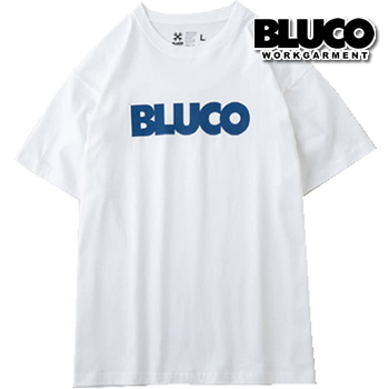 BLUCO ブルコ 半袖 Tシャツ 143-22-002 PRINT TEE -LOGO- BLUC...