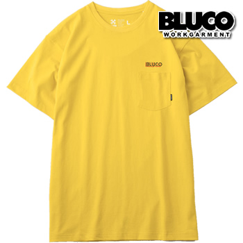 BLUCO ブルコ Tシャツ 半袖 143-22-004 POCKET TEE -LOGO- BLUCO WORK GARMENT ブルコワークガーメント レターパックライト発送なら送料無料｜under-throw｜03