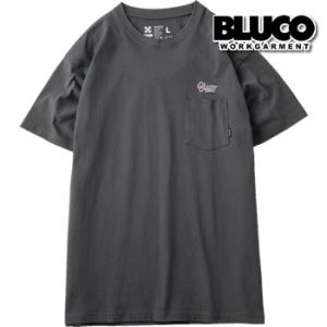 BLUCO ブルコ Tシャツ 半袖 143-22-005 POCKET TEE -SCRIPT- B...