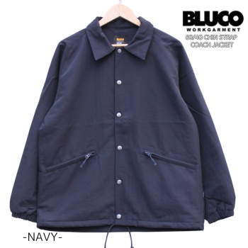 BLUCO ブルコ 60/40クロス コーチジャケット 151-31-041 60/40 CHIN STRAP COACH JACKET ナイロンジャケット 無地 通勤 通学 バイク 自転車 送料無料 | BLUCO | 03