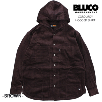 BLUCO（ブルコ） セール コーデュロイフードシャツ ワークシャツ