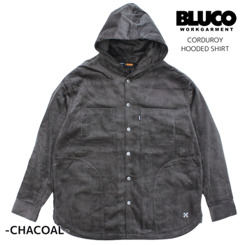 BLUCO（ブルコ） セール コーデュロイフードシャツ ワークシャツ