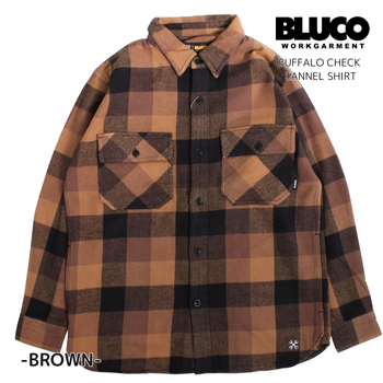 BLUCO（ブルコ） クーポン対象 セール ネルシャツ バッファロー