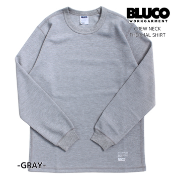 セール BLUCO ブルコ サーマルシャツ クルーネック ロンT メンズ CREW NECK THERMAL SHIRT 長袖Tシャツ | BLUCO | 02