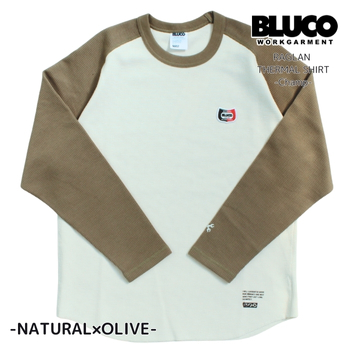 BLUCO（ブルコ） セール サーマルシャツ ラグランスリーブ CHAMP ロンT