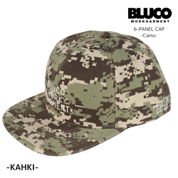 BLUCO（ブルコ） 6パネルキャップ 155-61-035 メンズ 帽子 迷彩 総柄 6