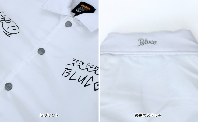 ブルコ出品 BLUCO（ブルコ） クーポン対象 ボアコーチジャケット Artwork by
