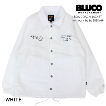 BLUCO（ブルコ） ボアコーチジャケット Artwork by DISKAH コラボ