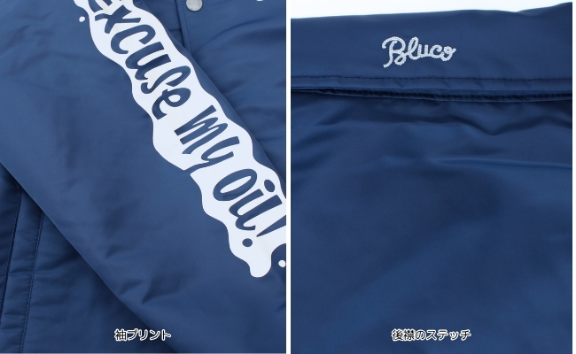 BLUCO（ブルコ） ボアコーチジャケット Artwork by JACK-O' ART WORKS