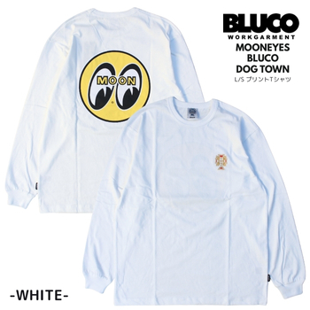 BLUCO（ブルコ） 長袖Tシャツ ロンT ドッグタウン ムーンアイズ 158-12