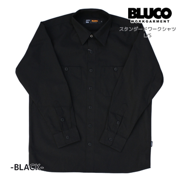 BLUCO（ブルコ） ワークシャツ 161-11-109 長袖シャツ メンズ 無地