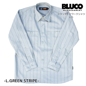 BLUCO（ブルコ） ワークシャツ 161-11-109 長袖シャツ メンズ 無地
