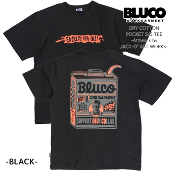 BLUCO（ブルコ） 半袖Tシャツ ドライコットン -Artwork by JACK-O