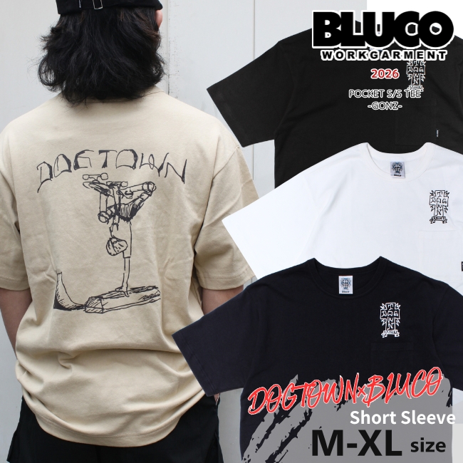 BLUCO（ブルコ） 20%OFFセール DOGTOWN × ポケットTシャツ -GONZ- 163
