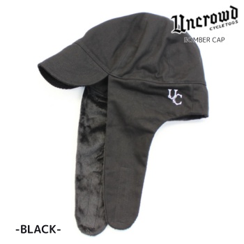 セール UNCROWD アンクラウド ボンバーキャップ 247-61-023 BOMBER CAP バイク 防寒 クリックポスト発送の場合は送料無料 | UNCROWD CYCLETOGS | 01