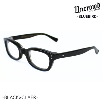 Blue bird Uncrowd ブラックサングラス UNCROWD(アンクラウド) BLUEBIRD ブラックフレームxブルー