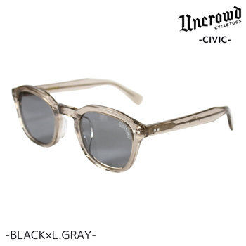 2026入荷 UNCROWD アンクラウド サングラス CIVIC シビック 263-63-059 メンズ 日本製 UVカット バイカーシェード 送料無料 | UNCROWD CYCLETOGS | 02