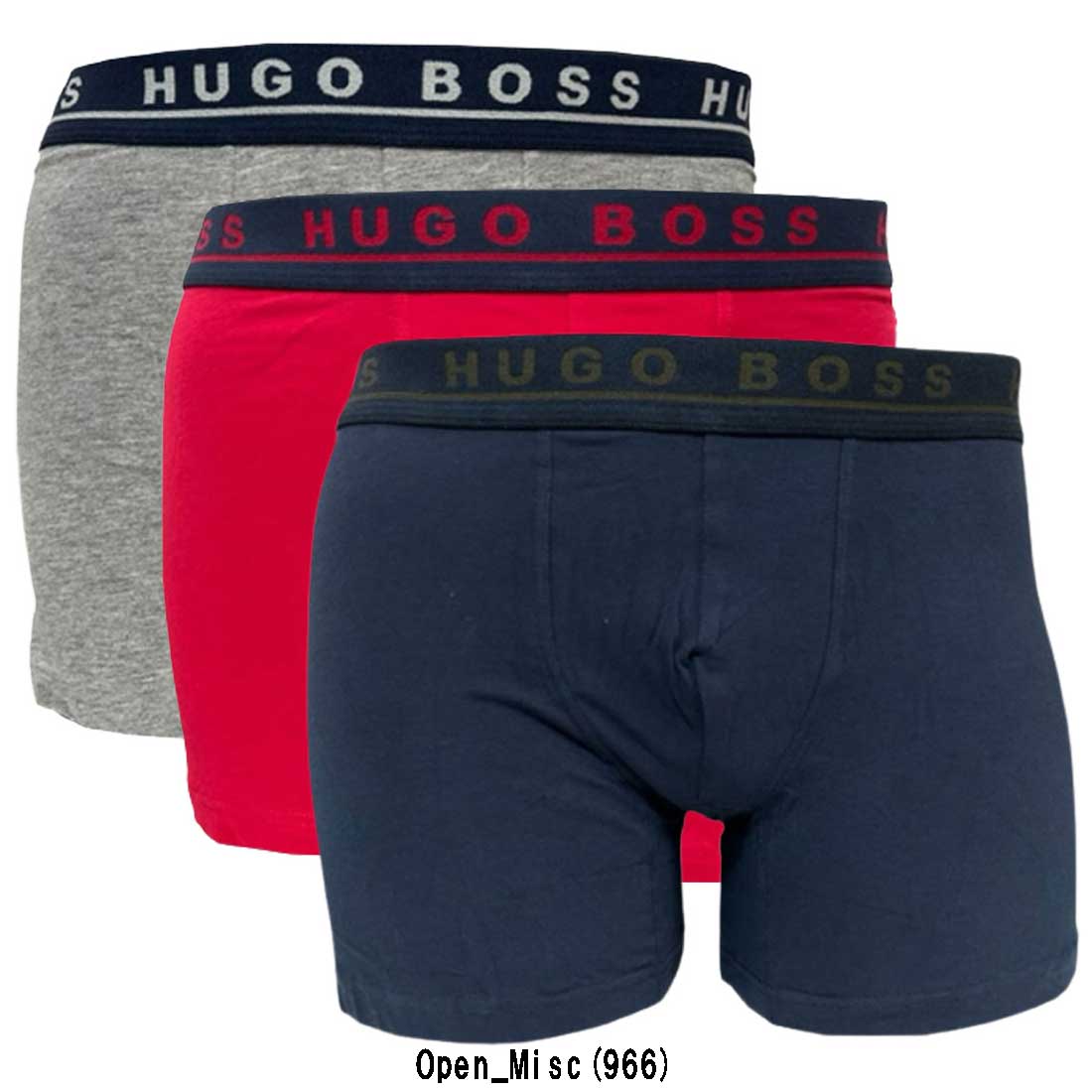 未使用品 BOSS Hugo Mサイズ Boss 青ボクサーパンツ - 通販