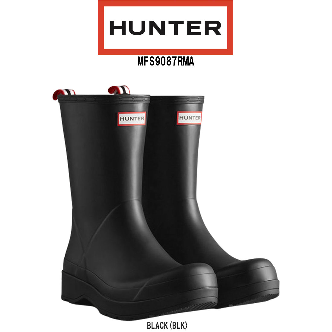 玄関先迄納品 HUNTER(ハンター)レインブーツ ミッドハイ 長靴 防水