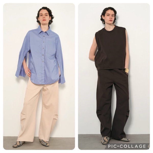 本日のみ　YENN KNEE TUCK SWEAT PT /新品タグ付き YENN(イエン)/KNEE TUCK SWEAT PT : アンドゥ - 通販 - Yahoo