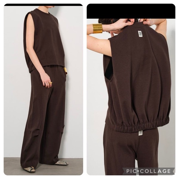 本日のみ　YENN KNEE TUCK SWEAT PT /新品タグ付き YENN(イエン)/KNEE TUCK SWEAT PT : アンドゥ - 通販 - Yahoo