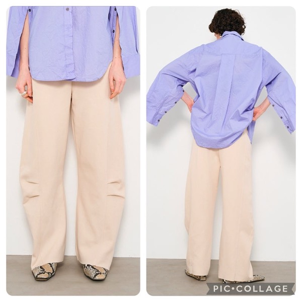 YENN(イエン)/KNEE TUCK SWEAT PT : アンドゥ - 通販 - Yahoo