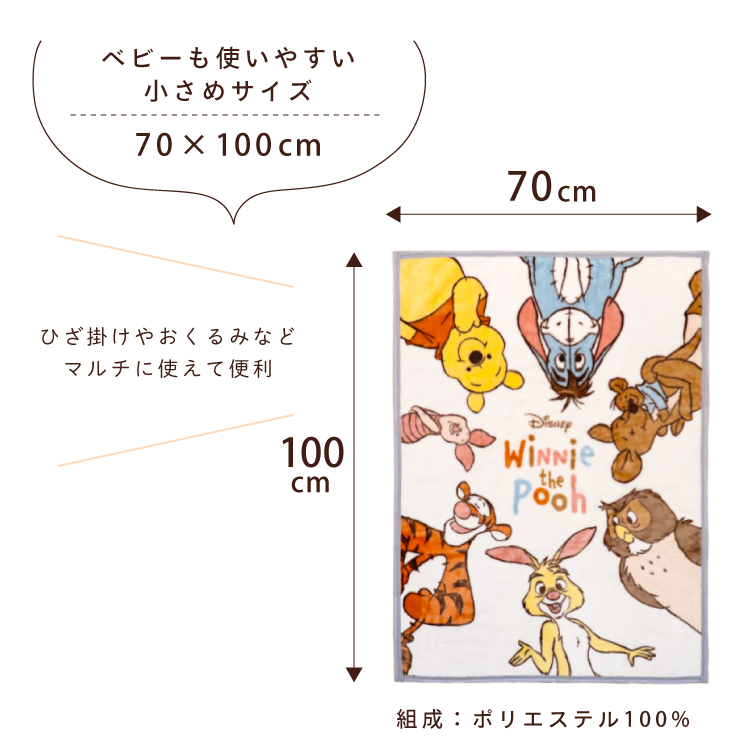 サイズ70×100cmの毛布