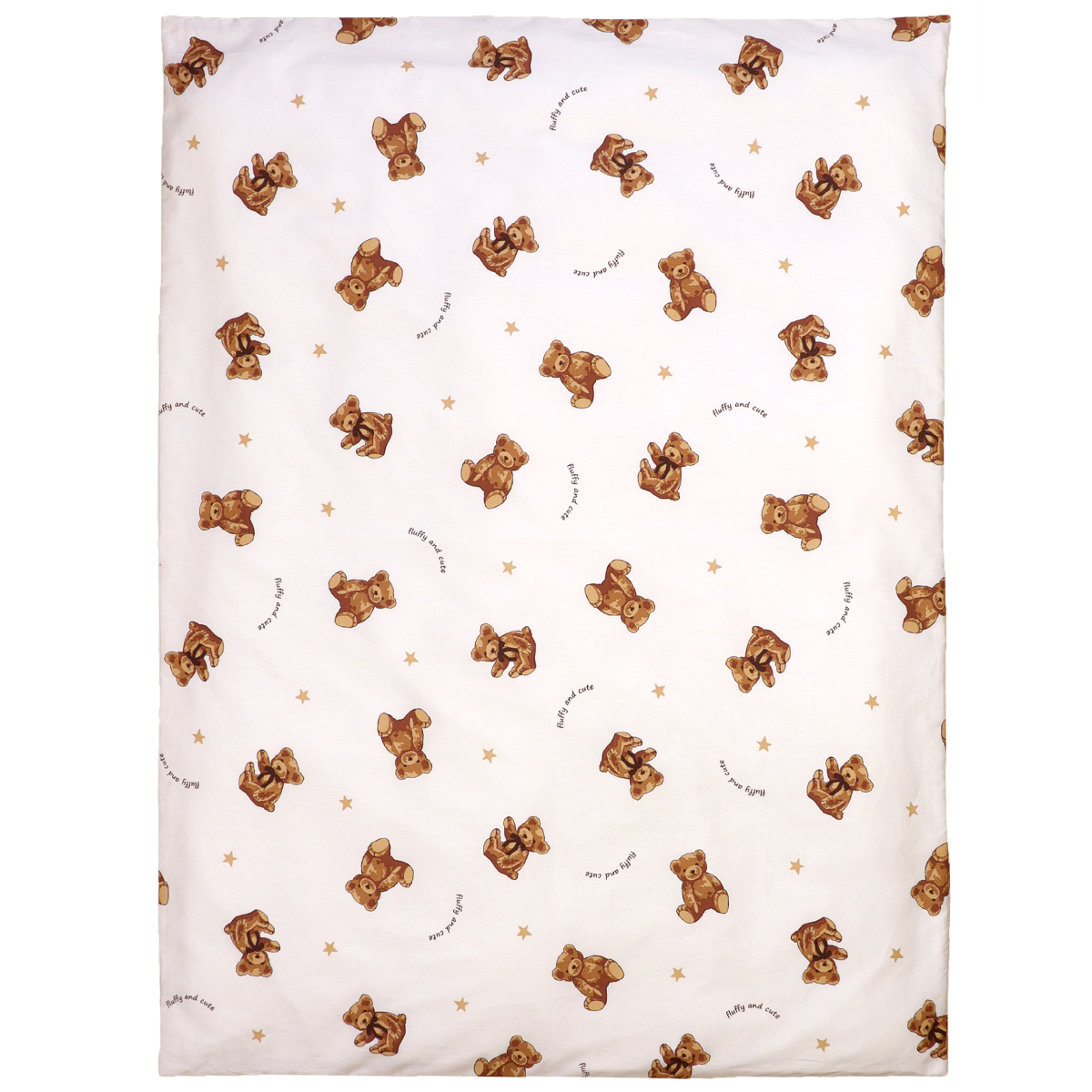 un doudou お昼寝 掛布団カバー 90×120cm 綿100％ ドット 車 星