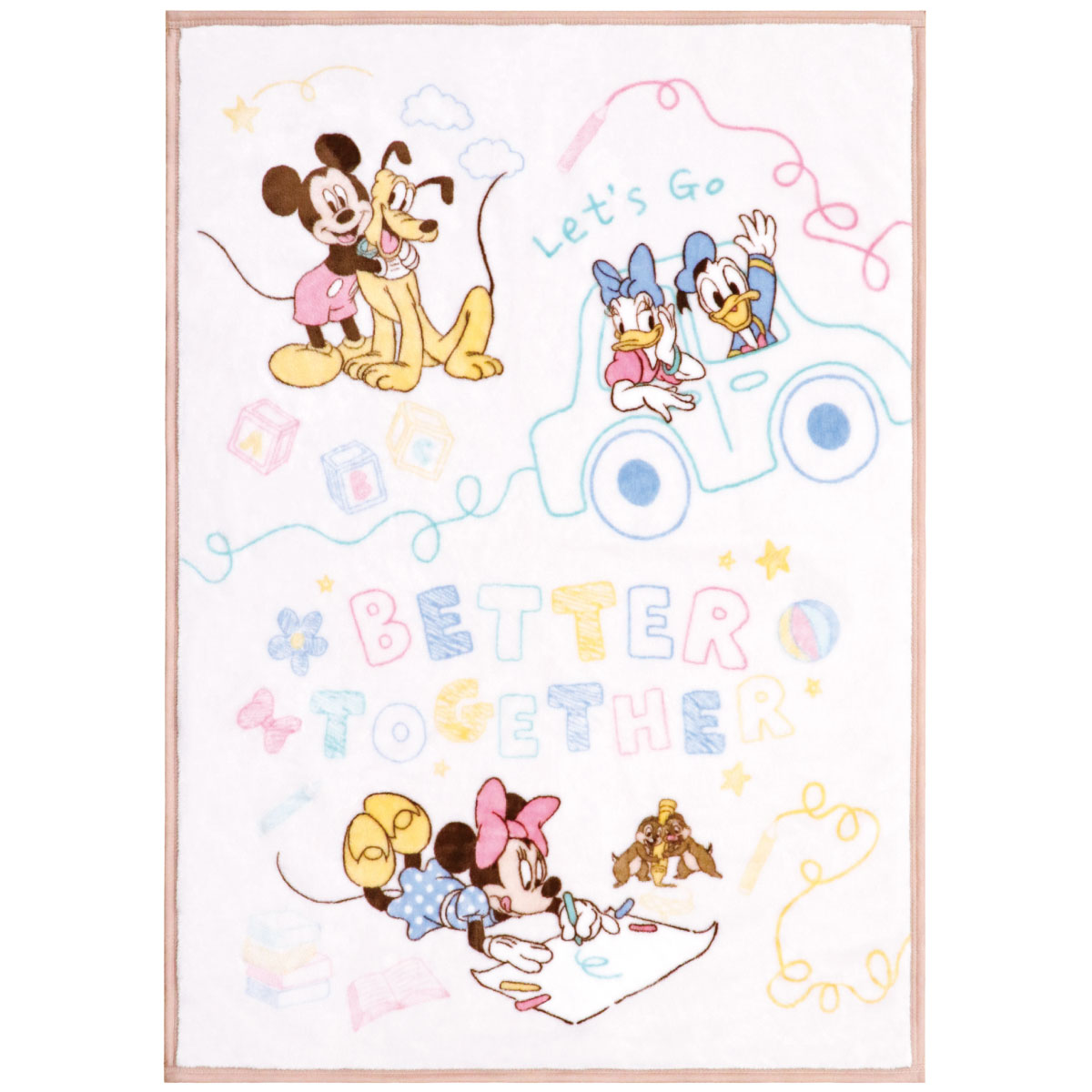 Disney ディズニー ベビー毛布 85×115cm ニューマイヤー