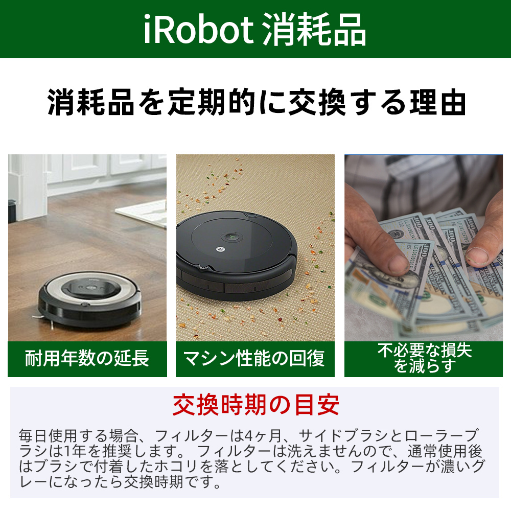 irobot アイロボット combo ルンバ J7+ j7+ メンテナンスセット 13点セット 交換用 交換用品 紙バッグ フィルター ブラジ  モップ 掃除機ロボット : irobot-j7 : 森のHOUSE - 通販 - Yahoo!ショッピング