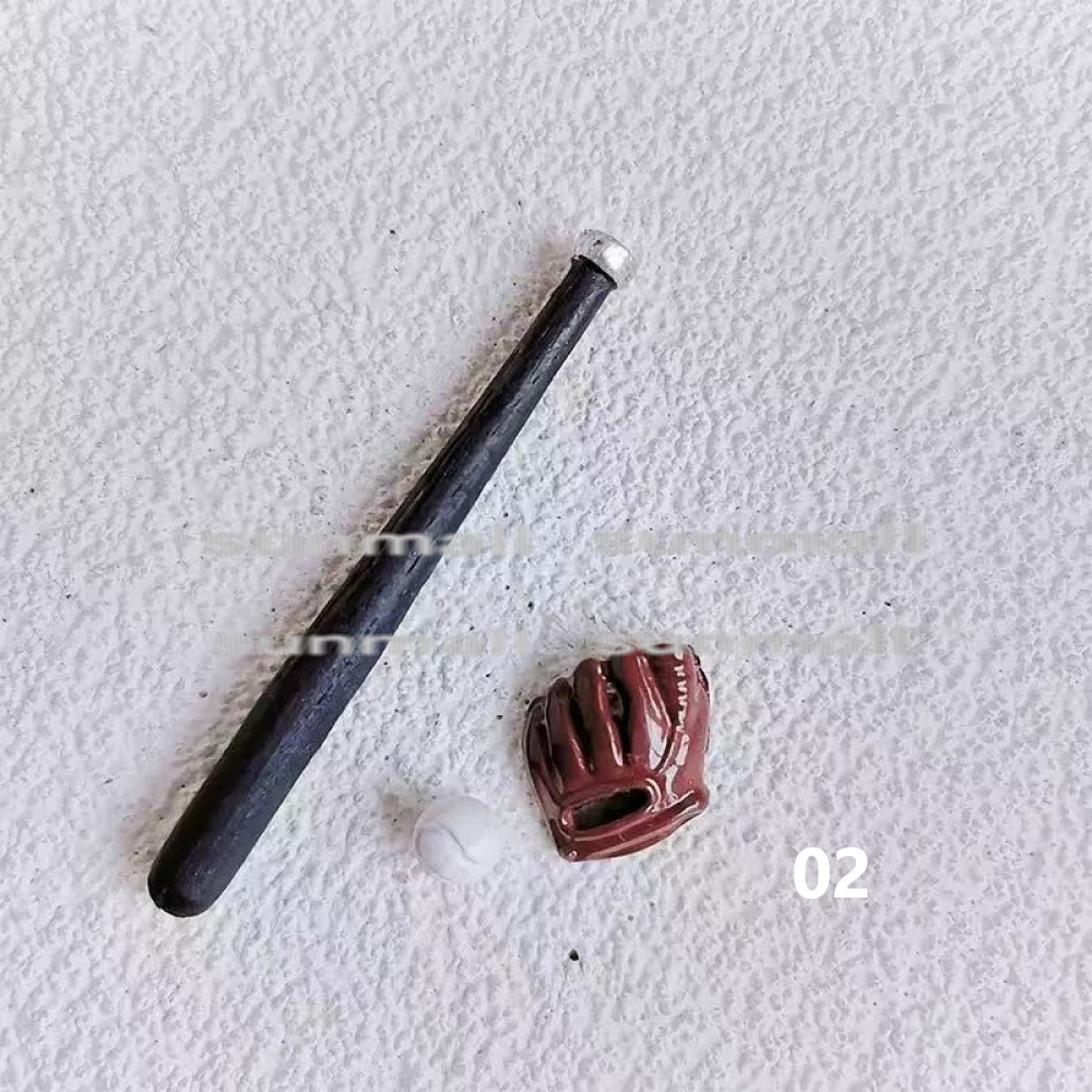 1セット3点販売】【2カラー選べる】ミニチュア野球セット（バット＋