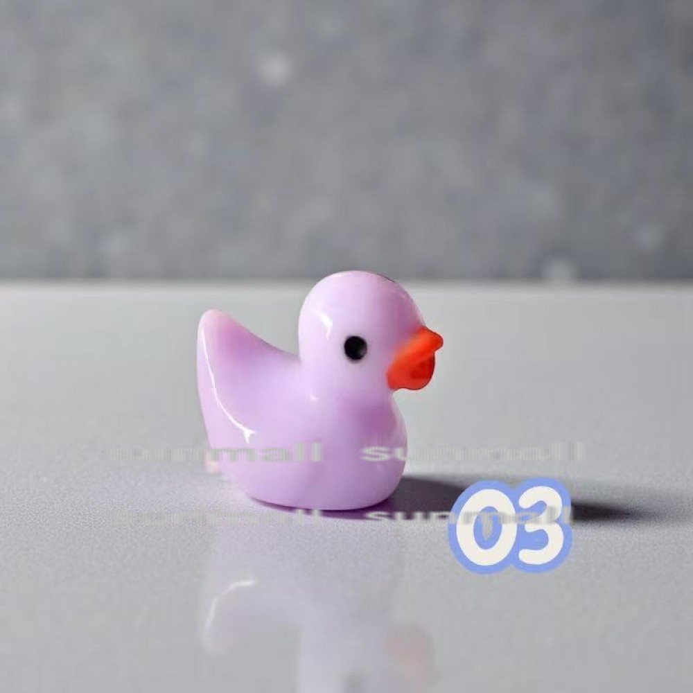 1点販売】【6色から選べる】ミニチュア アヒル フィギュア 指先サイズ