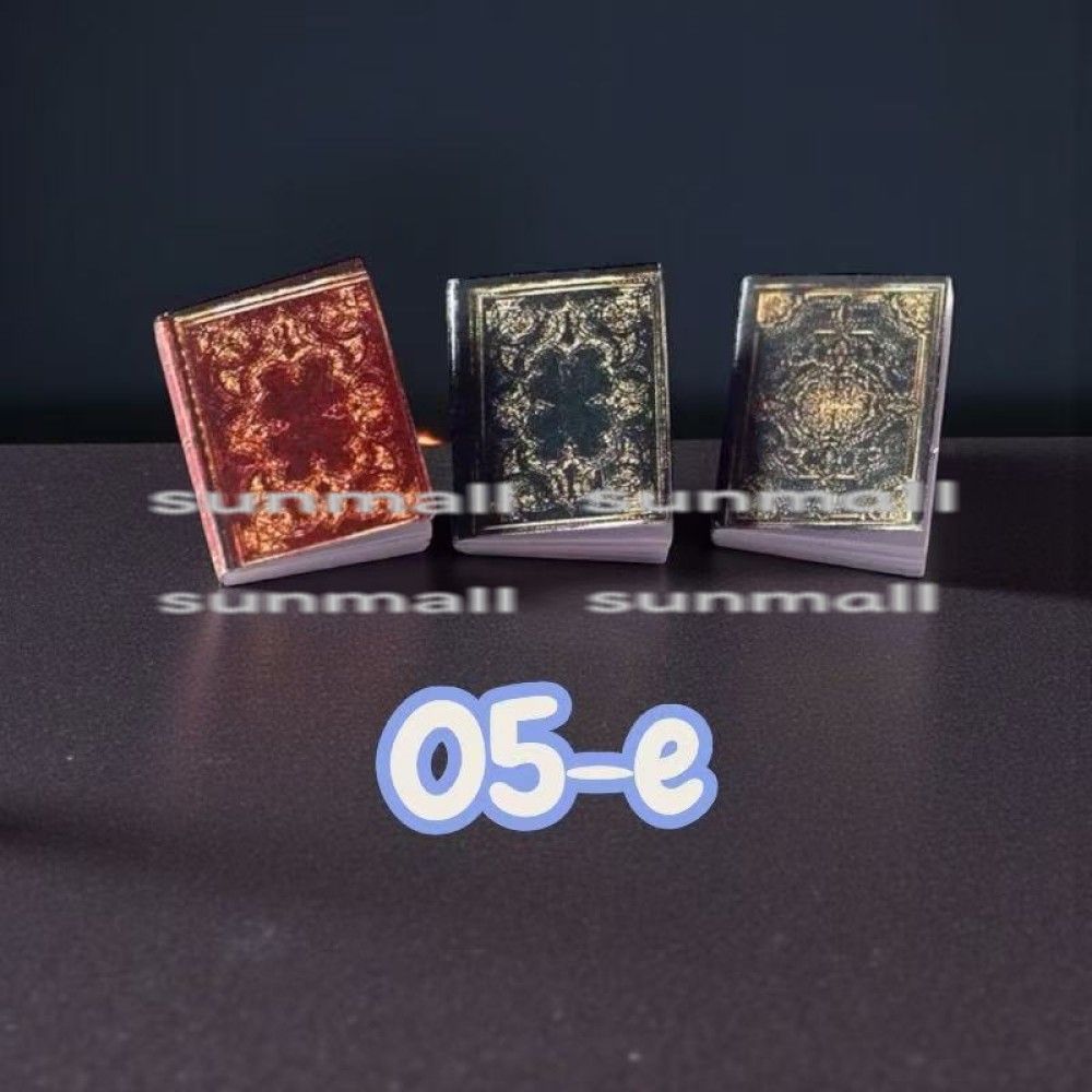 1セット3冊販売】【選べる8色】ミニチュア 洋書 レトロブック 3冊