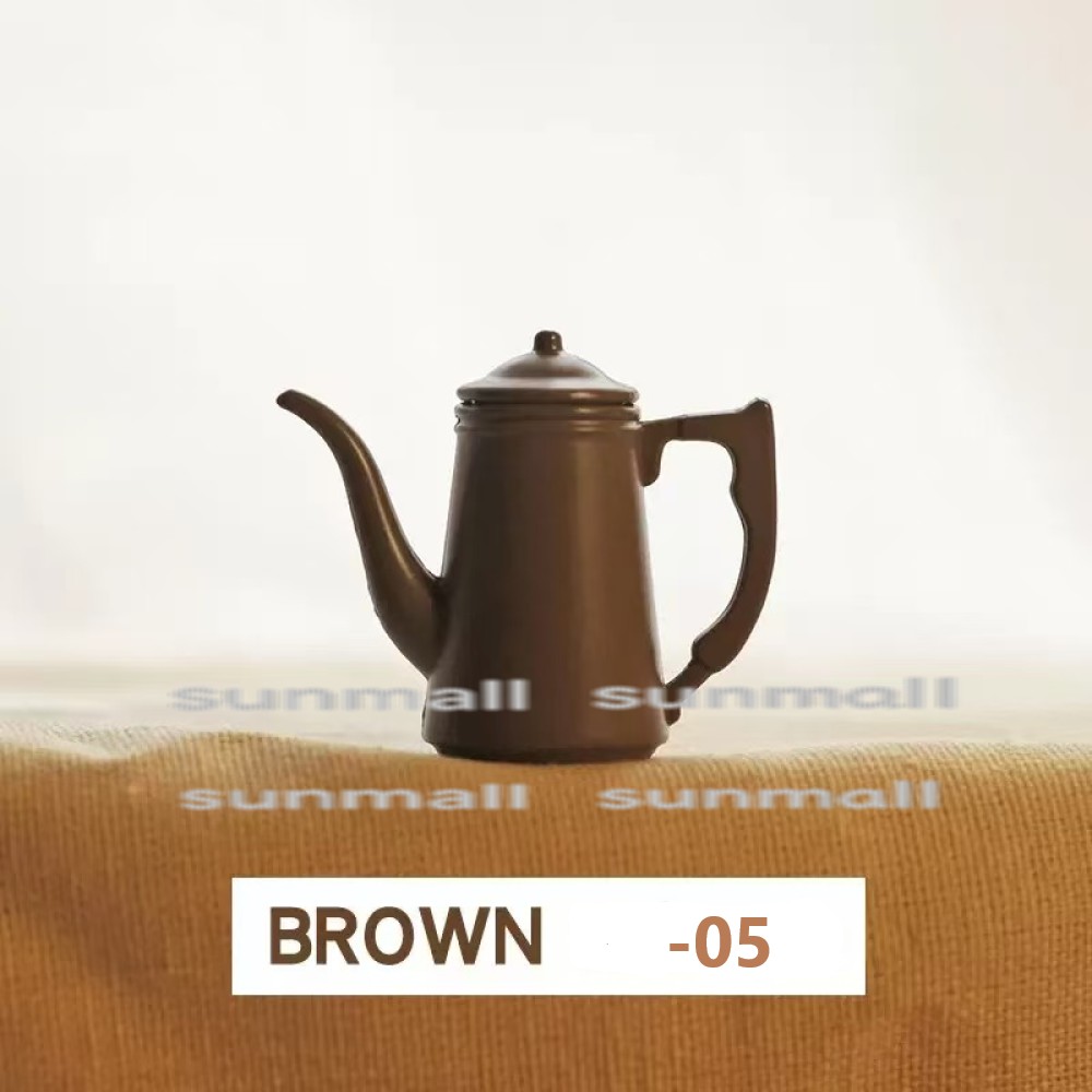 1点販売】【5色を選択できる】ミニチュアクラシックケトル＆コーヒー