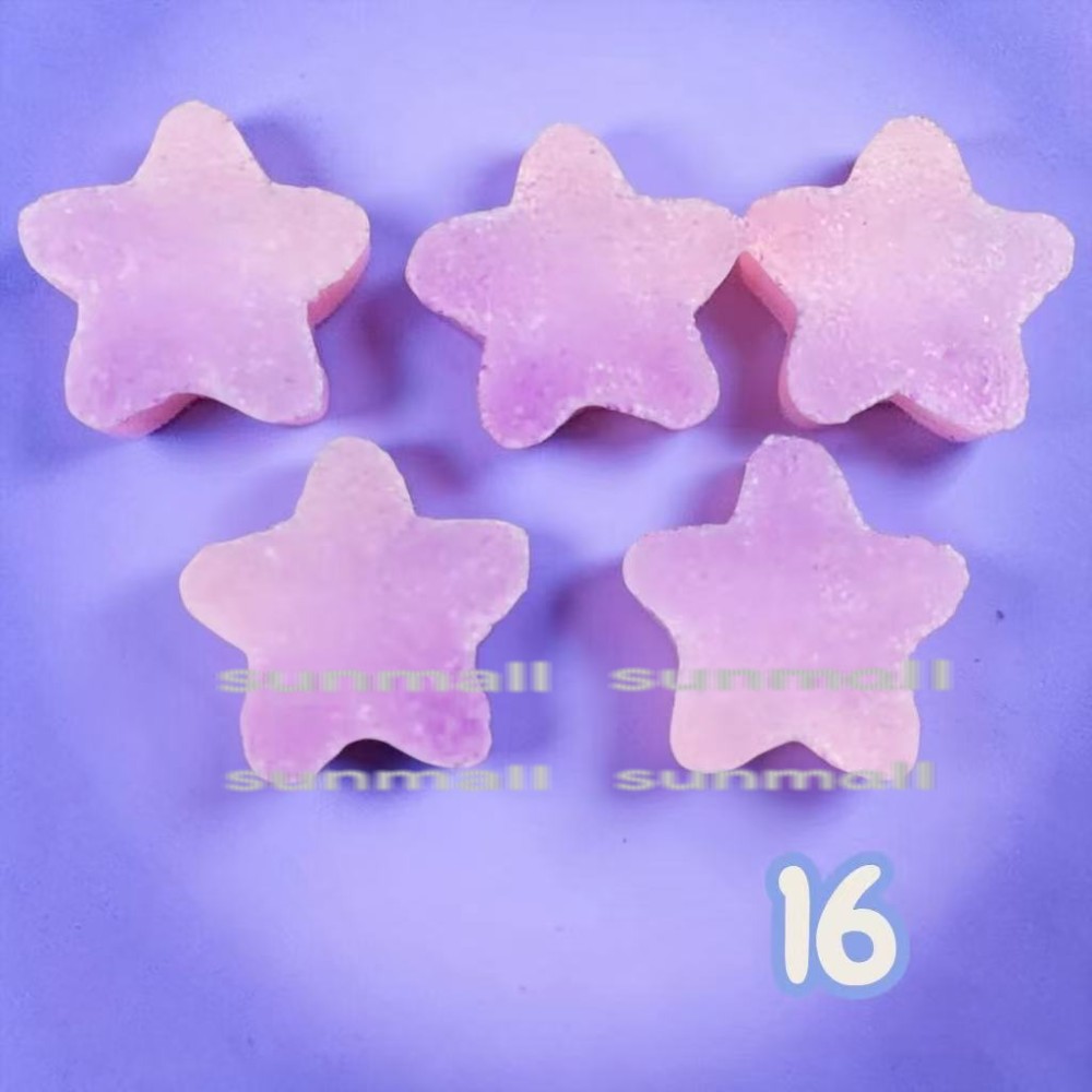 【1点販売】【18種類選択】ミニチュア グミ風パーツ 樹脂製 DIYデコ素材 ハート 星 クマ フェイクスイーツ ドールハウス |  | 16