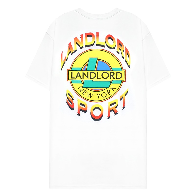 LANDLORD NEW YORK (ランドロード) LANDLORD SPORT T-SHIRT (WHITE) [T