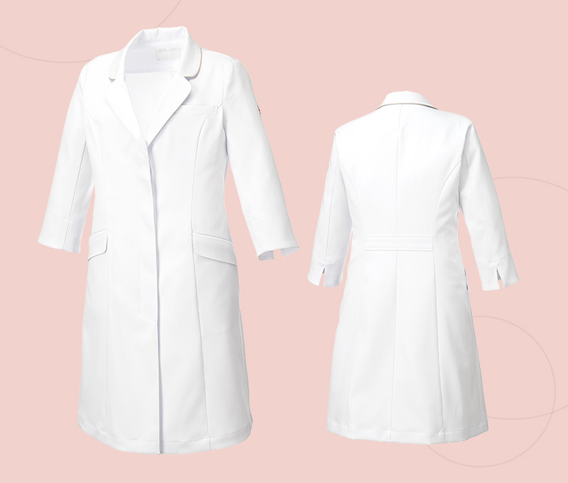 ミッシェルクラン ドクターコート 女性用 医療 白衣 MK-0012 病院 医者