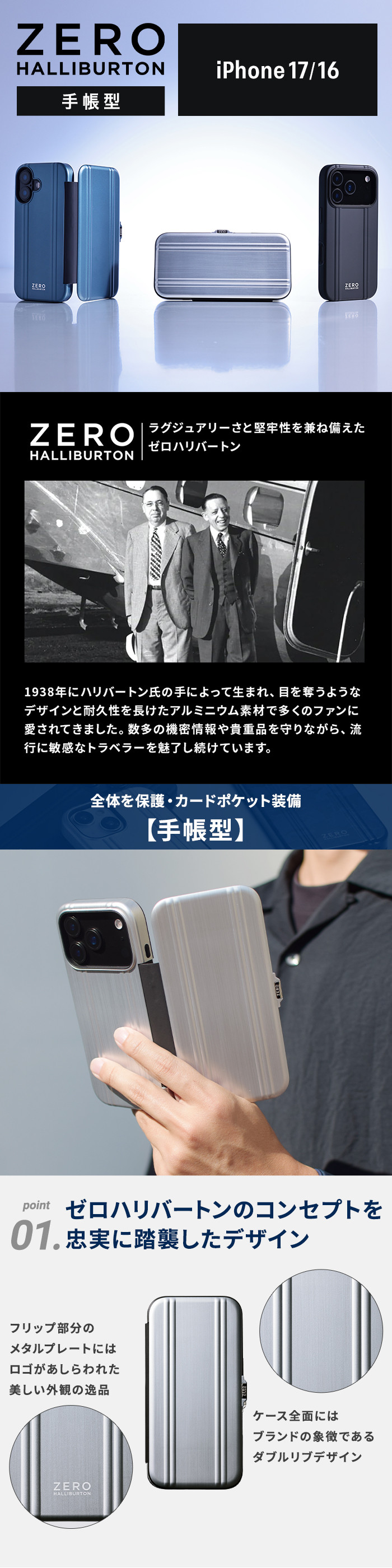 ZERO HALLIBURTON（ゼロハリバートン） 【ポイント+5%】【メール便送料