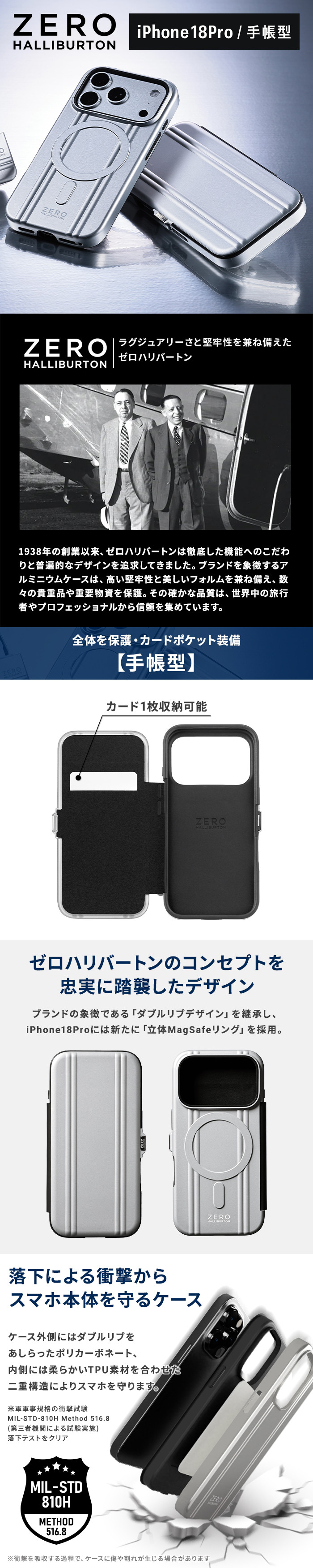 ZERO HALLIBURTON（ゼロハリバートン） 【メール便送料無料