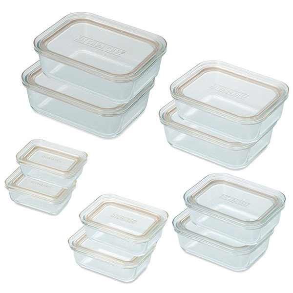 IRIS OHYAMA（アイリスオーヤマ） 耐熱容器 保存容器 ガラス (2個