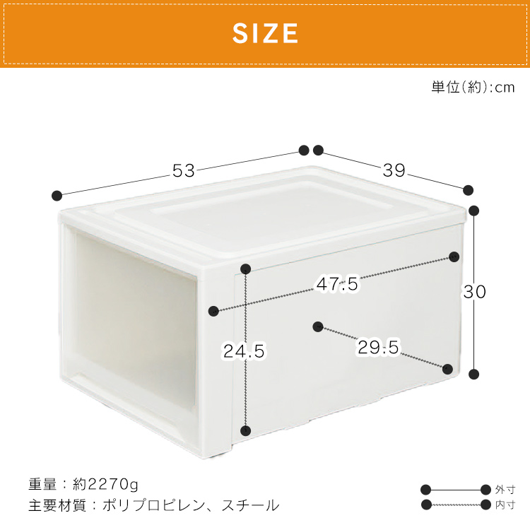 IRIS OHYAMA（アイリスオーヤマ） エントリーで+P5％還元♪ 収納ケース
